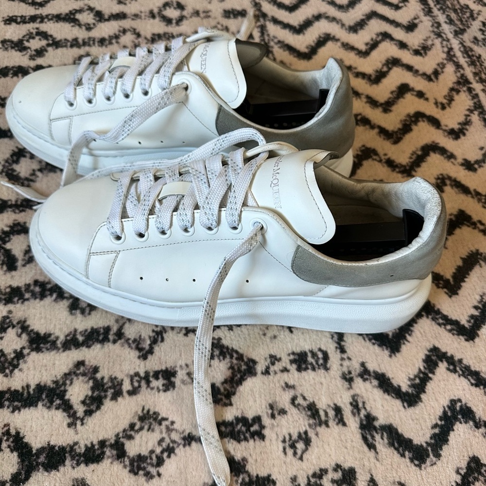 Alexander McQueen White and Gray Men's Sneakers